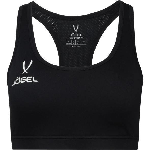 Бра тренировочное JÖGEL DIVISION PerFormDRY Training Bra W, черный