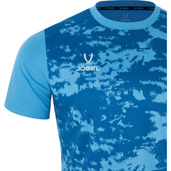 Футболка вратарская JOGEL DIVISION PerFormDRY SPLASH GK Jersey, голубой, детский