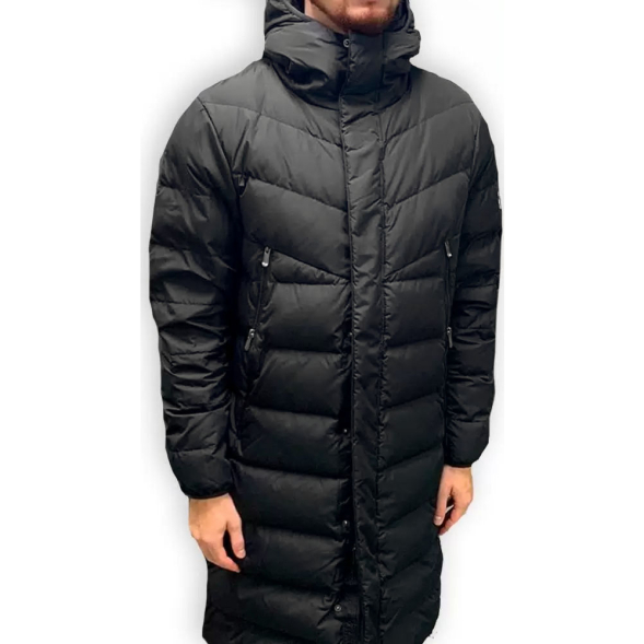 Куртка утепленная с капюшоном мужская MIKASA MT920-049-4XL, р.4XL, черный