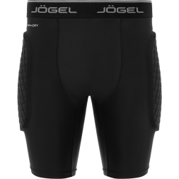 Шорты вратарские с защитой JÖGEL ScalePad Goalkeeper Shorts, черный
