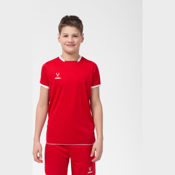 Футболка волейбольная JOGEL CAMP, красный, детский