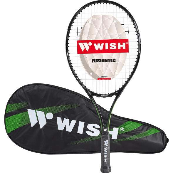 БЕЗ УПАКОВКИ Ракетка для большого тенниса WISH FusionTec 300 26’’, зеленый