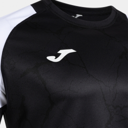 Футболка JOMA CAMISETA MANGA CORTA HISPA V NEGRO BLANCO