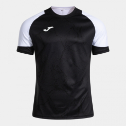 Футболка JOMA CAMISETA MANGA CORTA HISPA V NEGRO BLANCO