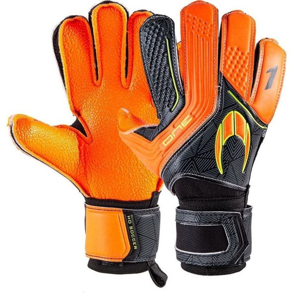 Вратарские перчатки HO SOCCER ONE FLAT ROBUST BLACK FORCE