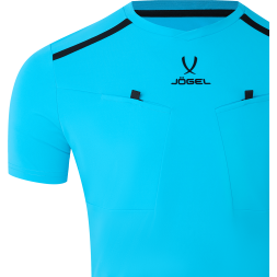 Футболка судейская JÖGEL DIVISION PerFormDRY Referee Tee, голубой