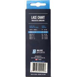 Шнурки для коньков Blue Sports XL-PRO, 902901-RD-213, полиэстер, 213см,красный