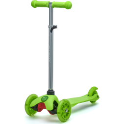 Самокат детский Atemi Baby Road колеса (118/76 мм), AKC01A, светодиоды, ЗЕЛЕНЫЙ