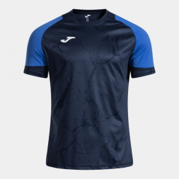 Футболка JOMA CAMISETA MANGA CORTA HISPA V DARK NAVY ROYAL