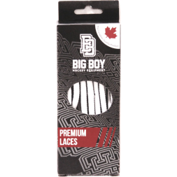Шнурки для коньков BIG BOY Premium с пропиткой BB-LACES-PRM-274WT длина 274 см
