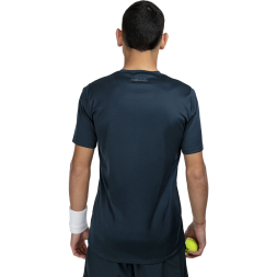 Футболка мужская HEAD Simple T-Shirt M 818811-NV-S, р.S, полиэстер, темно-синий