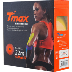 Тейп кинезиологический TMAX Extra Sticky 5 см x 22 м, 223211, телесный