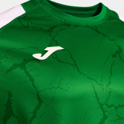 Футболка JOMA CAMISETA MANGA CORTA HISPA V VERDE BLANCO