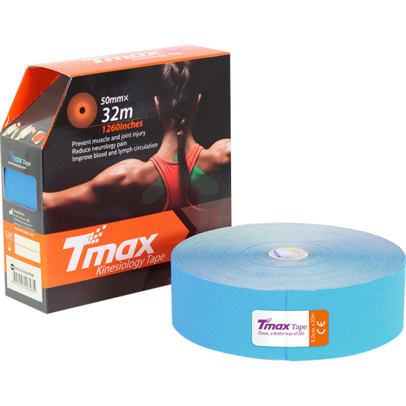 Тейп кинезиологический TMAX Extra Sticky 5 см x 32 м, 423211, телесный