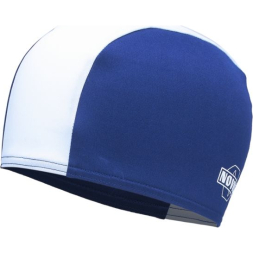 Шапочка для плавания NOVUS, полиэстер, т.син/бел, NPC-11
