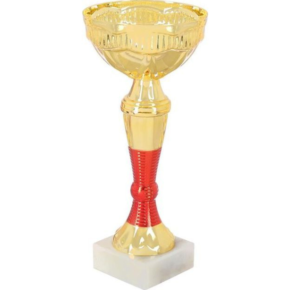 Кубок 152, зол., подставка камень, 18 х 8 х 5,2 см