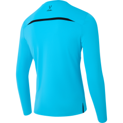 Футболка судейская с длинным рукавом JÖGEL DIVISION PerFormDRY Referee LS Tee, голубой