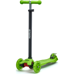 Самокат детский Atemi Super Rider колеса (118/80 мм), AKC02B, светодиоды перед, ЗЕЛЕНЫЙ