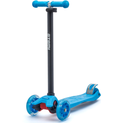 Самокат детский Atemi Super Rider колеса (118/80 мм), AKC02C, светодиоды перед, СИНИЙ
