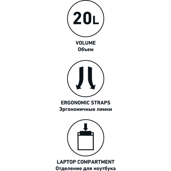 Рюкзак JOGEL DIVISION Travel Backpack, темно-синий