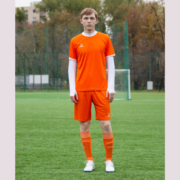 Футболка футбольная JOGEL CAMP Origin, оранжевый/белый