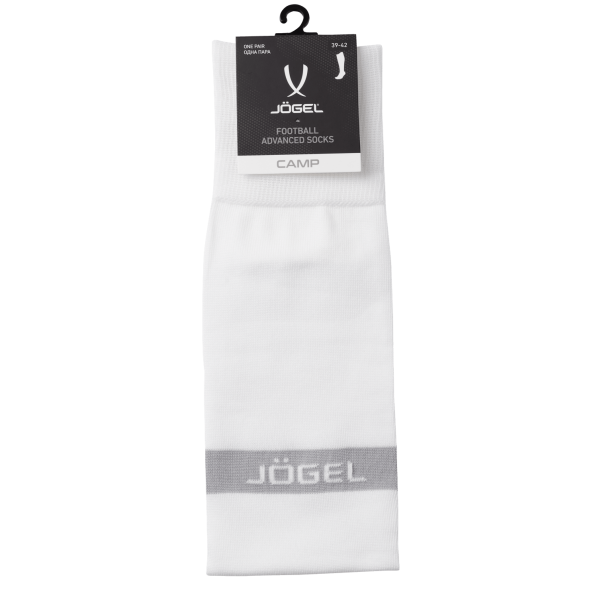 Гетры футбольные JOGEL CAMP ADVANCED SOCKS 00, белый/серый