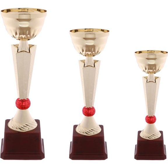 Кубок 174В, зол., подставка пластик, 31 х 10 х 10 см