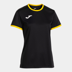 Футболка JOMA CAMISETA MANGA CORTA COMBI PREMIUM NEGRO AMARILLO