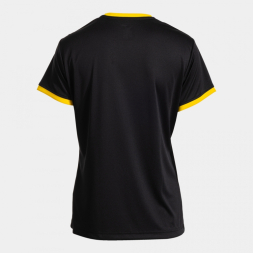 Футболка JOMA CAMISETA MANGA CORTA COMBI PREMIUM NEGRO AMARILLO