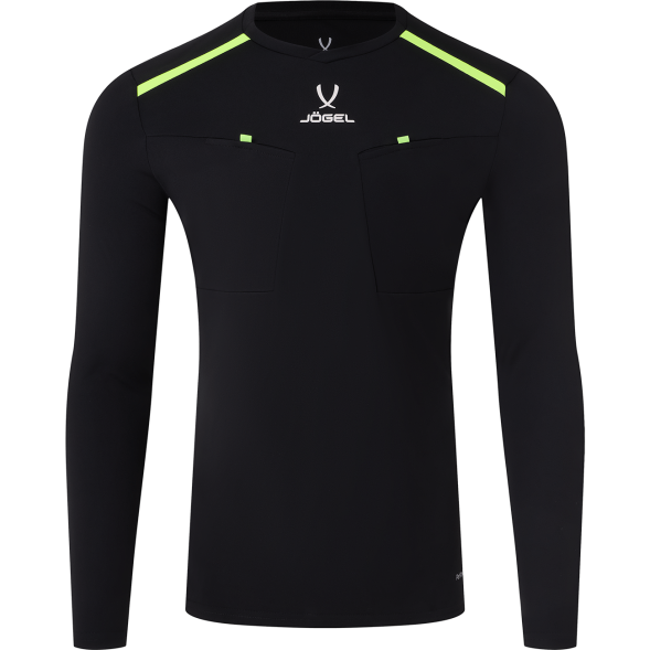 Футболка судейская с длинным рукавом JOGEL DIVISION PerFormDRY Referee LS Tee, черный