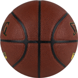Мяч баск. SPALDING Grip Control 76875z,  р.7, композит. кожа (ПУ) коричневый