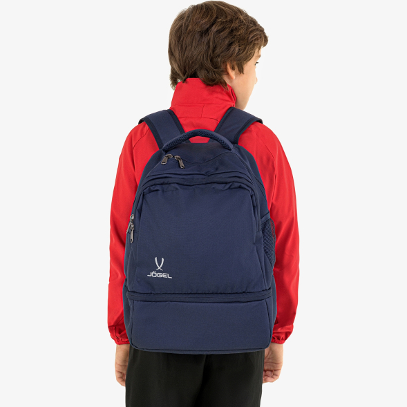 Рюкзак JOGEL CAMP Double Bottom с двойным дном, темно-синий