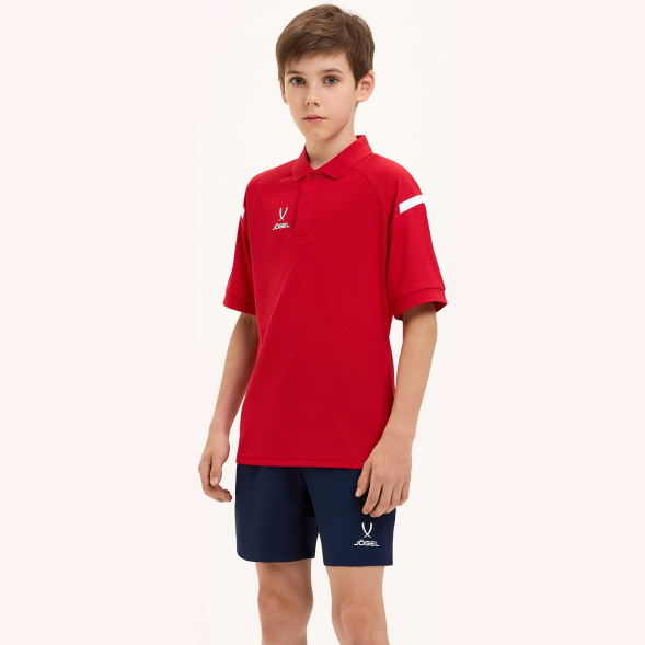 Поло JOGEL CAMP 2 Poly Polo, красный