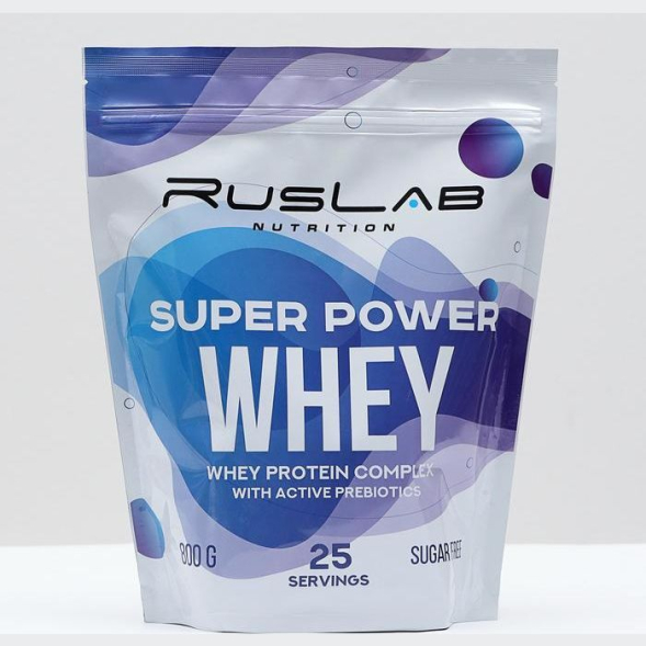 Протеин RusLabNutrition Super Power Whey Шоколад, 800 г