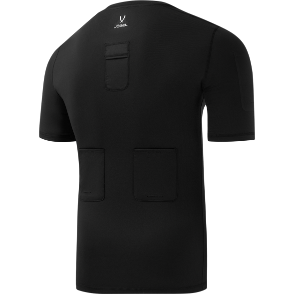 Футболка компрессионная судейская JOGEL PerFormDRY Referee Baselayer Tee SS, черный