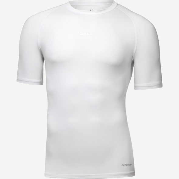 Футболка компрессионная с коротким рукавом JOGEL CAMP PerFormDRY Baselayer SS Tee, белый