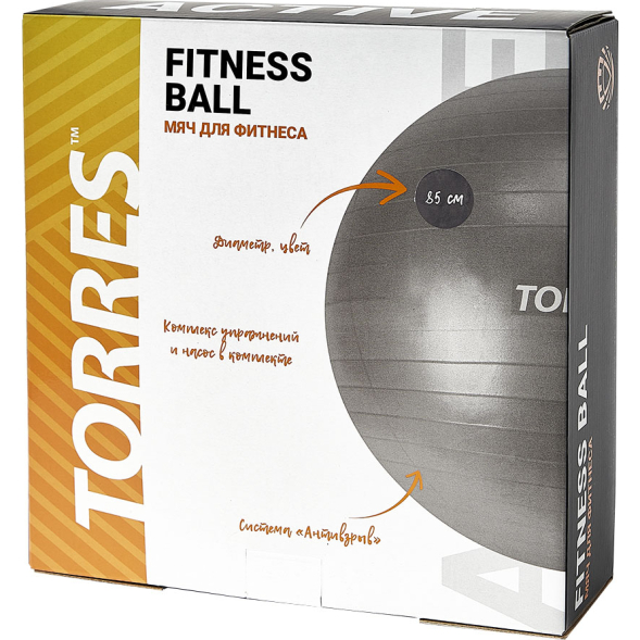 Мяч гимнастический TORRES размер,AL121185BK