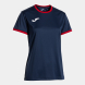 Футболка JOMA CAMISETA MANGA CORTA COMBI PREMIUM MARINO ROJO
