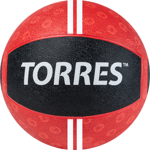 Медбол TORRES AL00231, 1кг, желто-черный