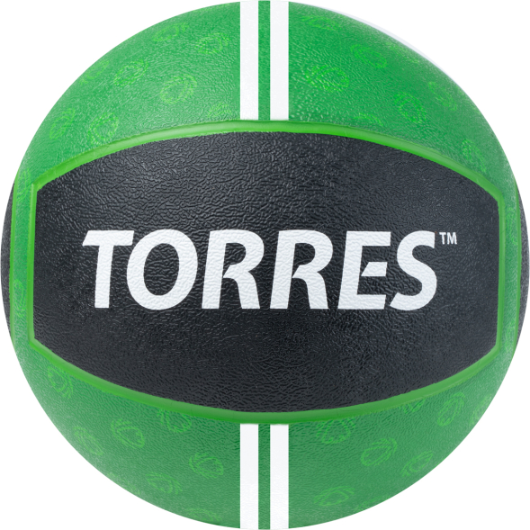 Медбол TORRES AL00231, 1кг, желто-черный