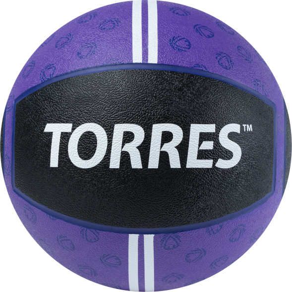 Медбол TORRES AL00231, 1кг, желто-черный