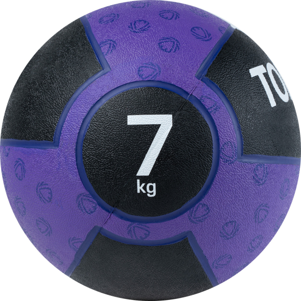 Медбол TORRES AL00231, 1кг, желто-черный