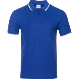 Рубашка поло мужская STAN с окантовкой хлопок/полиэстер 185, 04T