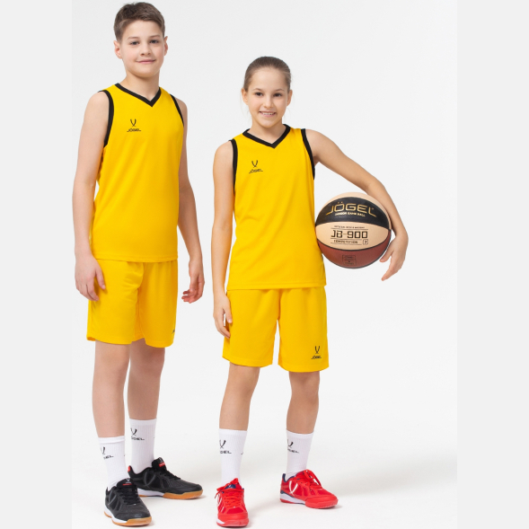 Шорты баскетбольные JOGEL CAMP Basic, желтый, детский