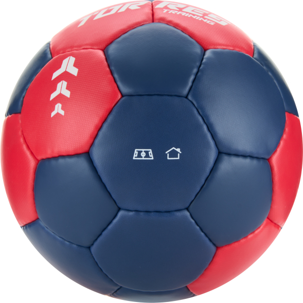 Мяч ганд. TORRES Training, H32451, р.1, ПУ, 4 подкл. слоя, руч. сшивка, мультиколор