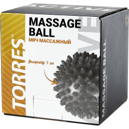 Мяч массажный TORRES AL121607, диаметр 7см., жёлтый