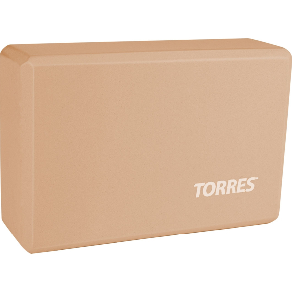 Блок для йоги TORRES, YL8005, размер 8x15x23 см, материал ЭВА, голубой