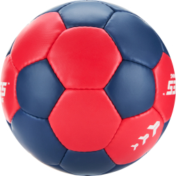 Мяч ганд. TORRES Training, H32452, р.2, ПУ, 4 подкл. слоя, руч. сшивка, мультиколор