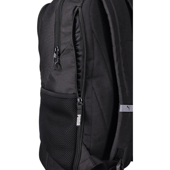 Рюкзак спорт. PUMA TeamGOAL Backpack ball net, 09046701, полиэстер, черный