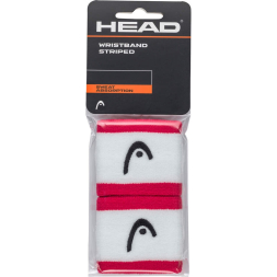 Напульсники HEAD 2,5&quot; stripped, 285864-BKWH, ширина 7см, 90% нейлон, 10% эластан, пара, бело-черный